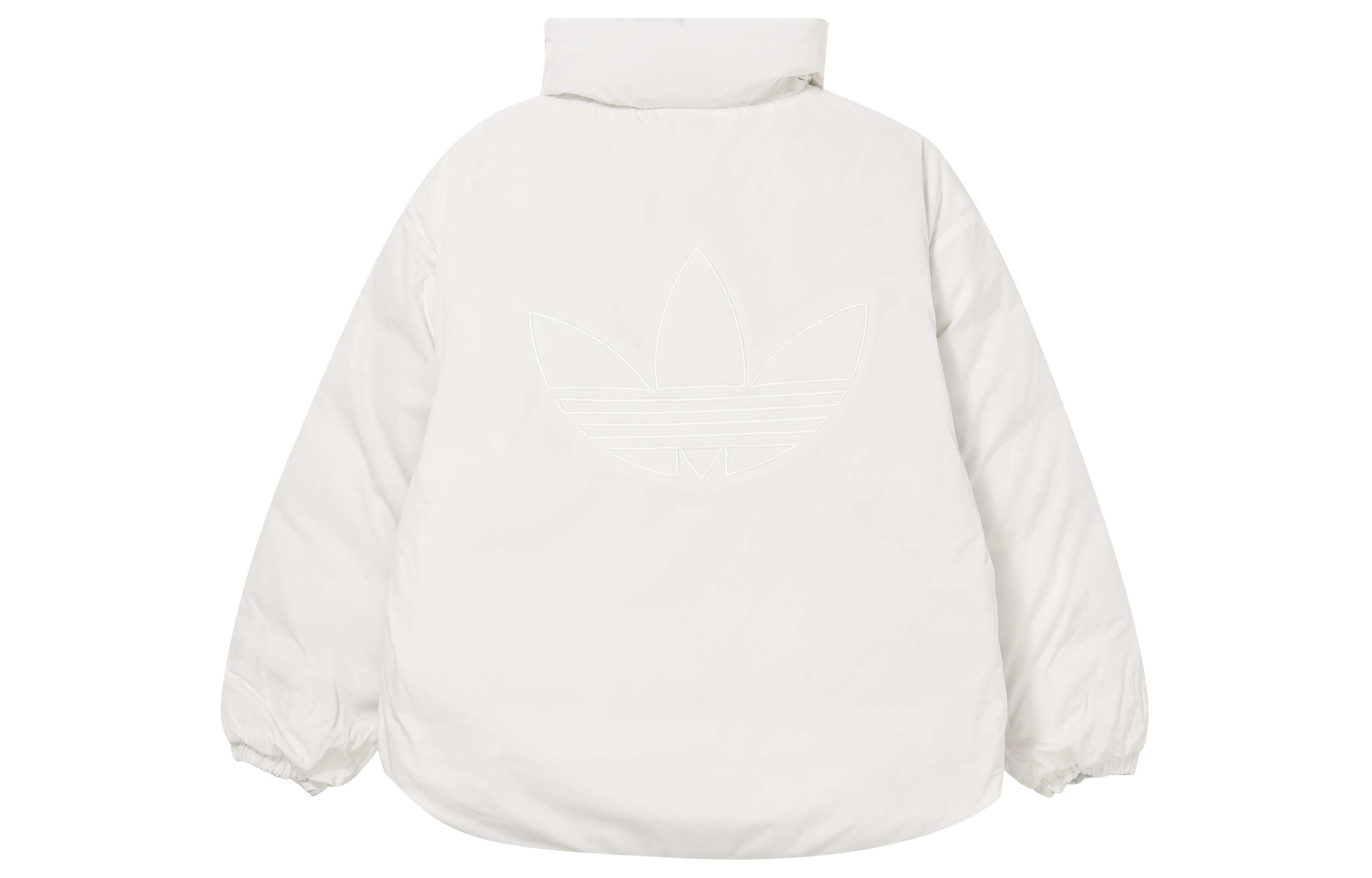 (Women) adidas Originals  Reversible Logo Embroidered Puffer Jacket - Light Grey IU4835 圖 3