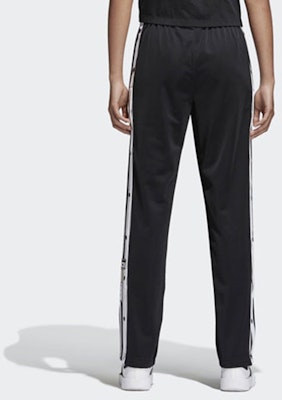 (Women) adidas Originals Adibreak Black Retro Track Pants with Side Stripes CV8276 Details for (Women) adidas Originals Adibreak Black Retro Track Pants with Side Stripes CV8276