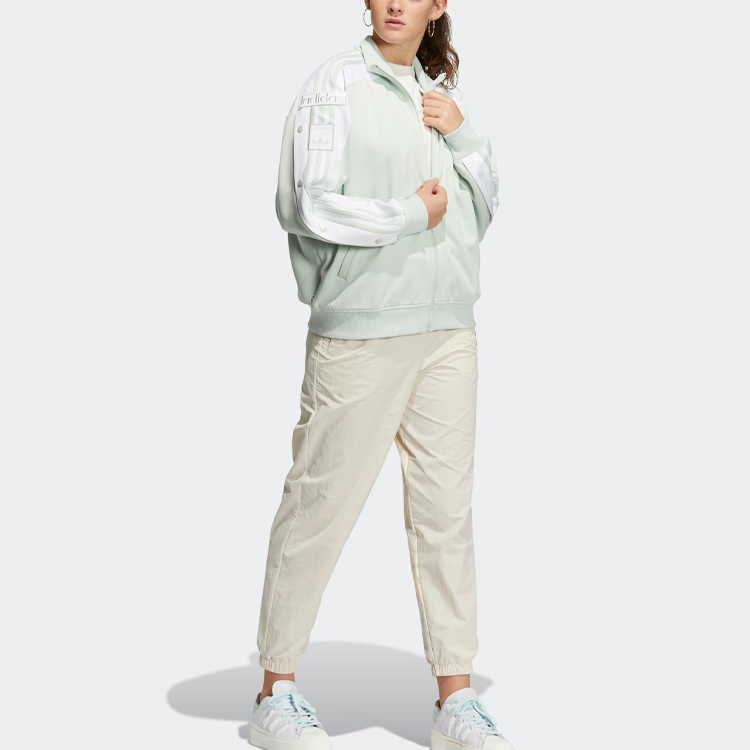 (Women) adidas Originals Adibreak Vintage Track Jacket Linen Green HY4262 圖 5