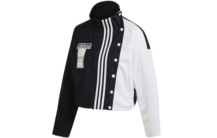 (Women) adidas Originals Adibreak WB Urban Striped Short Track Jacket GJ6561