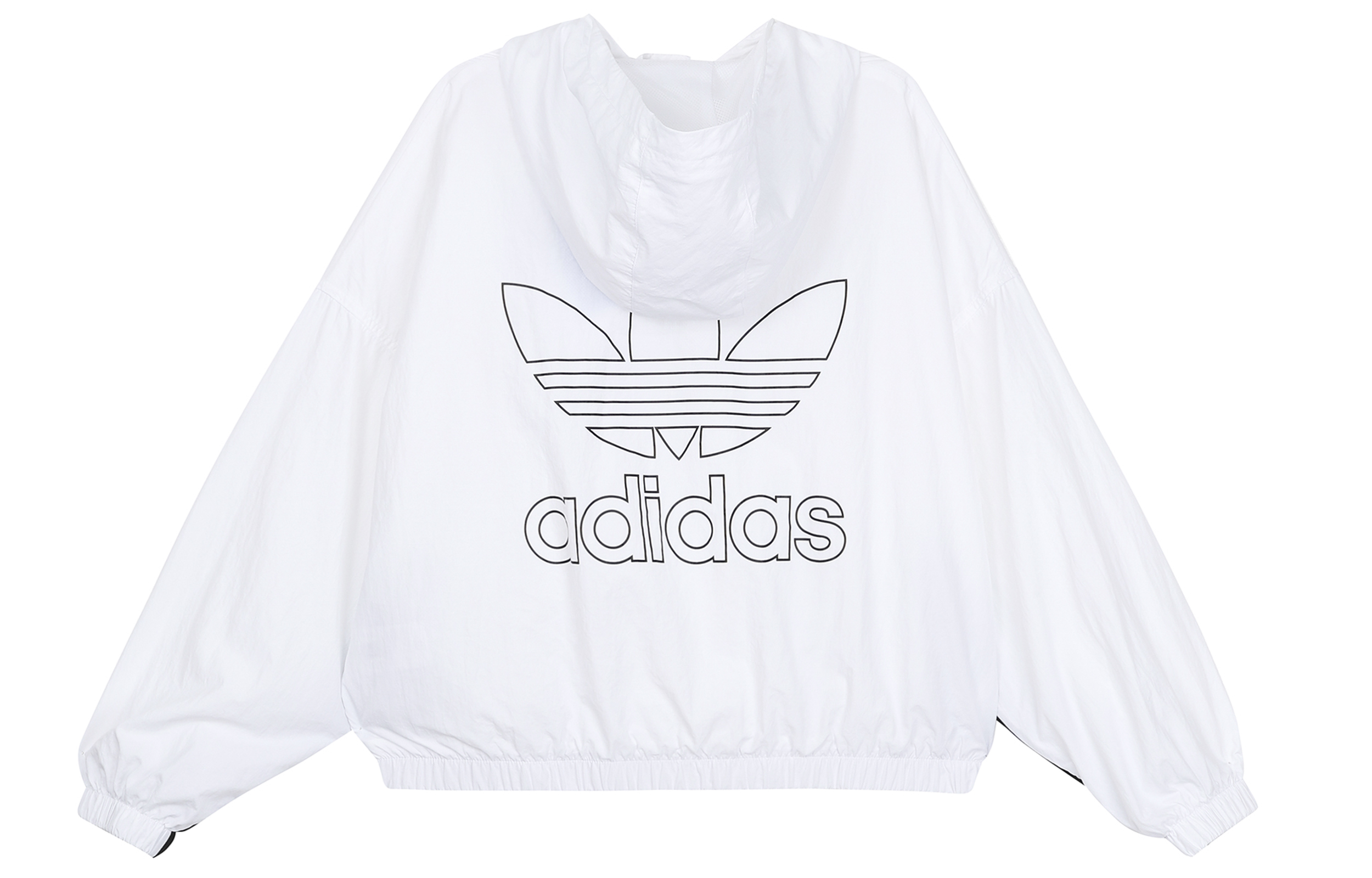 Lookbook (W) アディダス オリジナルス アディクラブ ロゴ入り ルーズフィット ウィンドブレーカー レディース IP1804