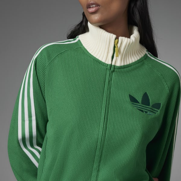 Details for (Women) adidas Originals Adicolor 70s  Logo Embroidered Colorblock Track Jacket. IB2025