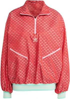 (W) adidas Originals 復古70s Adicolor Logo拉鍊套頭外套 淺紅色 IK7884 Buy (W) adidas Originals 復古70s Adicolor Logo拉鍊套頭外套 淺紅色 IK7884