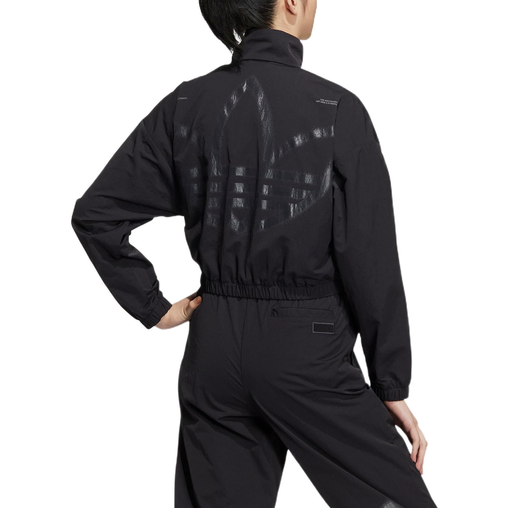(Women) adidas Originals Adicolor Black Retro Track Jacket with Logo Patch HS1937 圖 3