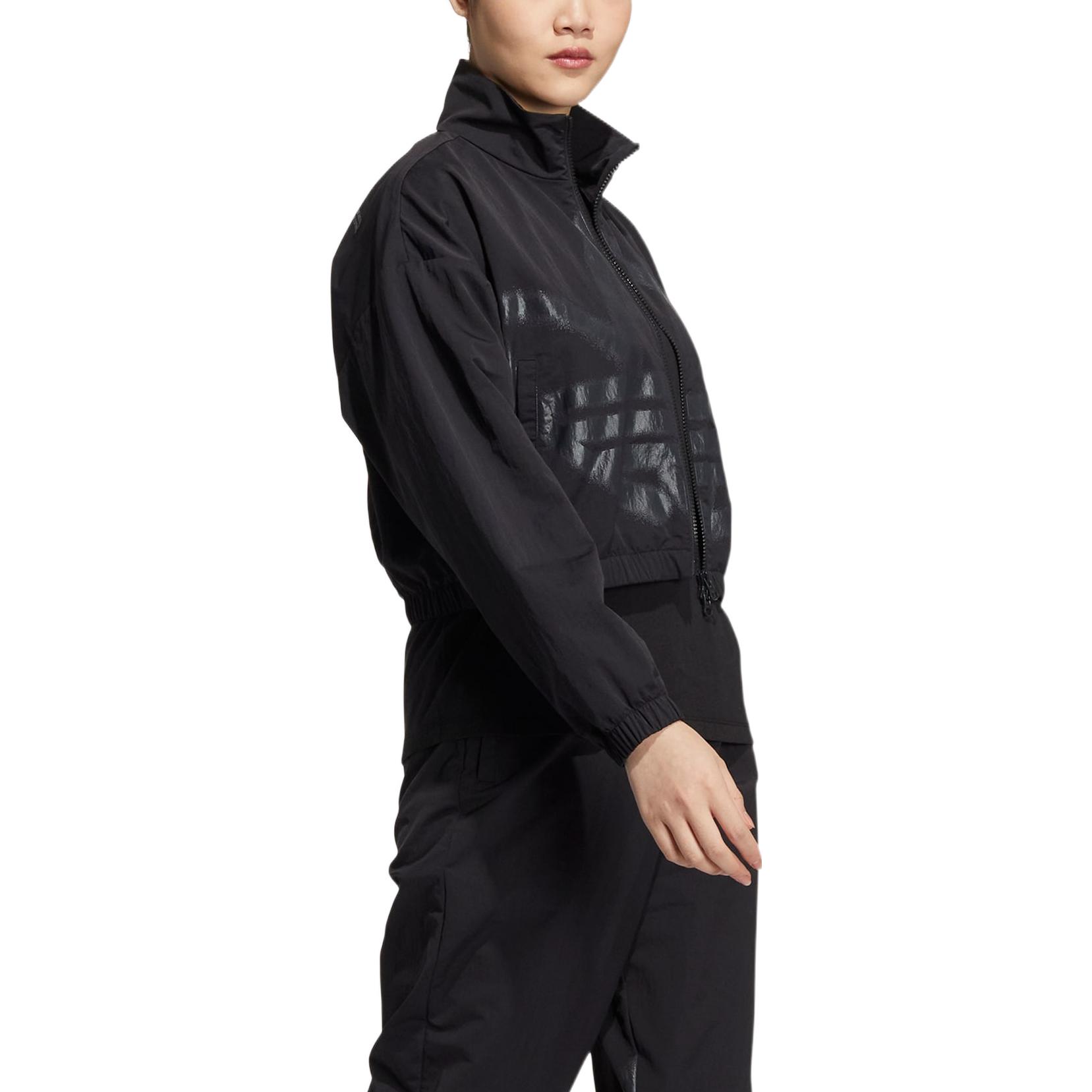 (Women) adidas Originals Adicolor Black Retro Track Jacket with Logo Patch HS1937 圖 5