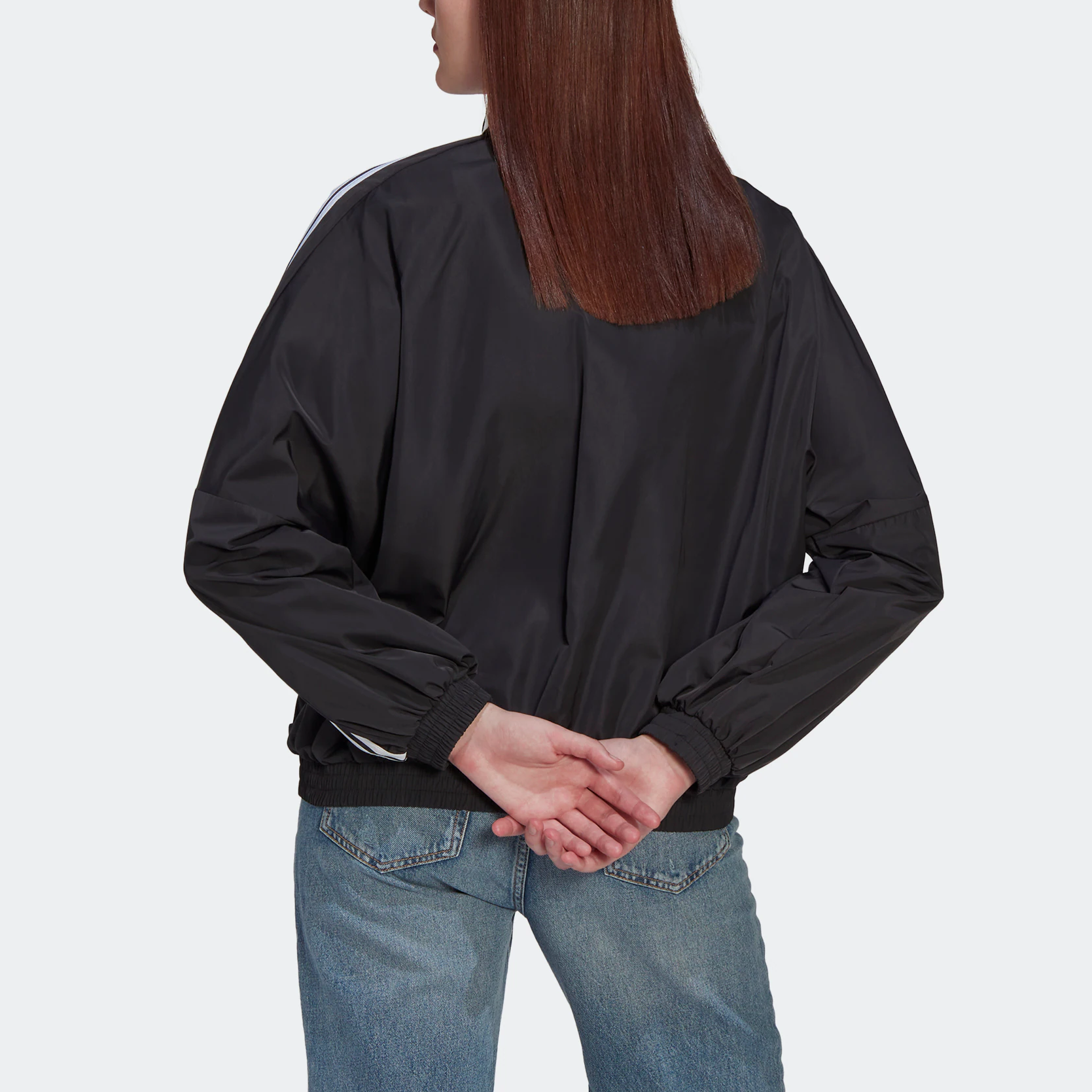 (Women) adidas Originals Adicolor Black Track Jacket Retro Stripe Logo Design HM2152 圖 5