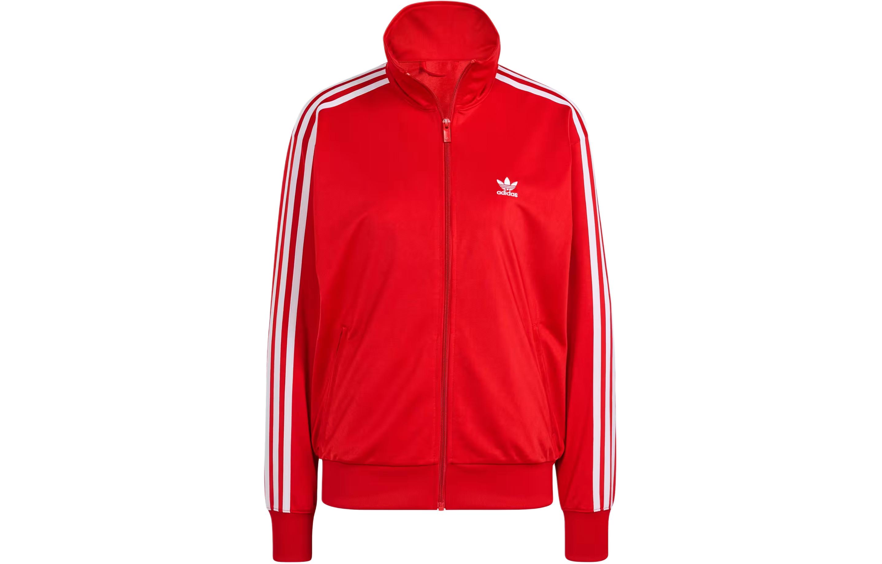 (Women) adidas Originals Adicolor Classics Firebird Track Jacket Women Red Three Stripes IP0602