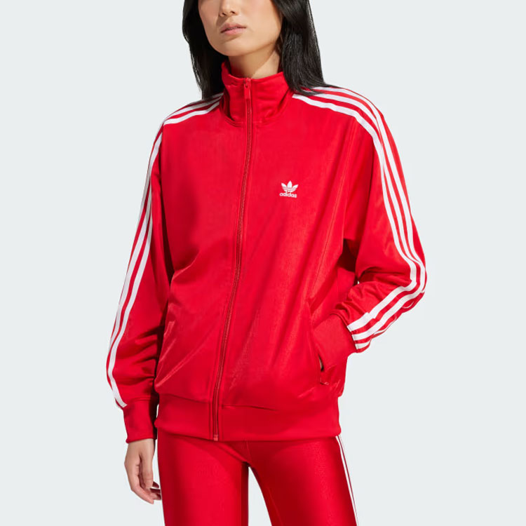 (Women) adidas Originals Adicolor Classics Firebird Track Jacket Women Red Three Stripes IP0602 圖 3