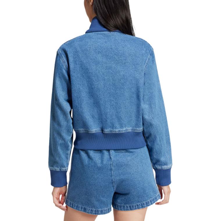 Purchase (W) 아디다스 오리지널스 아디컬러 데님 빈티지 인디고 스트라이프 집업 재킷 JD2570