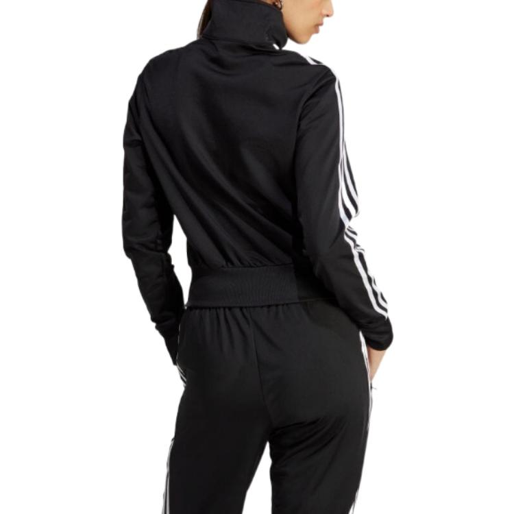 (Women) adidas Originals Adicolor Embroidered Logo Track Jacket Black Retro Style IB7405 圖 4