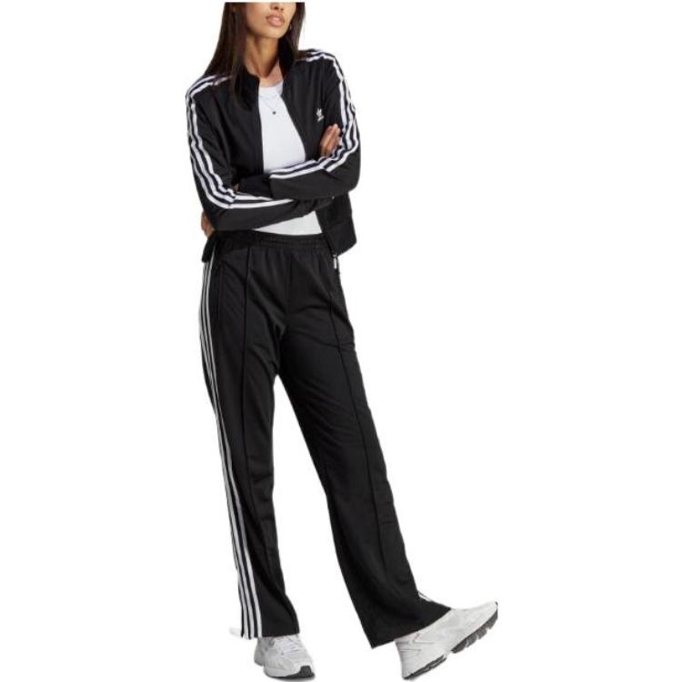 (Women) adidas Originals Adicolor Embroidered Logo Track Jacket Black Retro Style IB7405 圖 5