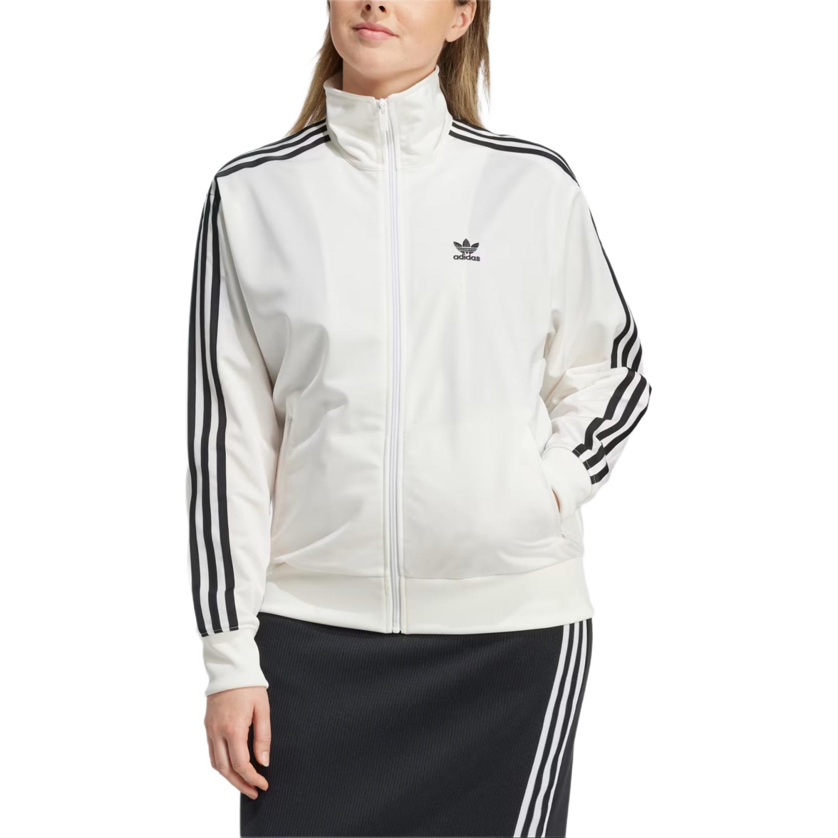 (Women) adidas Originals Adicolor Firebird Track Logo Striped Retro Jacket - White JF6547 圖 3