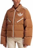Lookbook (Women) adidas Originals Adicolor Heritage Now Brown Velvet Puffer Jacket Winter IB2028