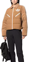 Details for (Women) adidas Originals Adicolor Heritage Now Brown Velvet Puffer Jacket Winter IB2028