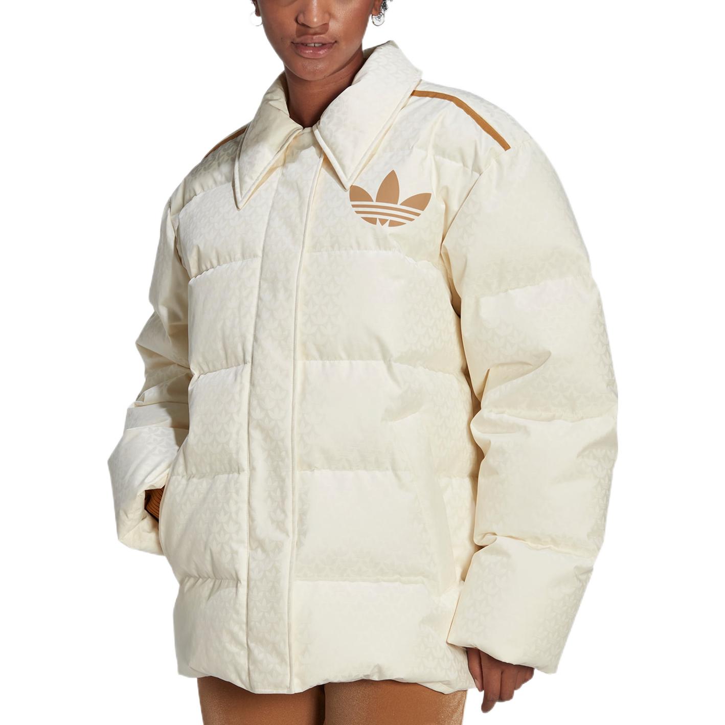 Lookbook (W) Chaqueta Beige adidas Originals Adicolor Heritage Now Puffer de Manga Larga. IB2024