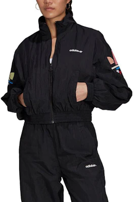 (W) 아디다스 오리지널스 아디컬러 쉐터드 로고 블랙 트랙 자켓 H22866 Purchase (W) 아디다스 오리지널스 아디컬러 쉐터드 로고 블랙 트랙 자켓 H22866