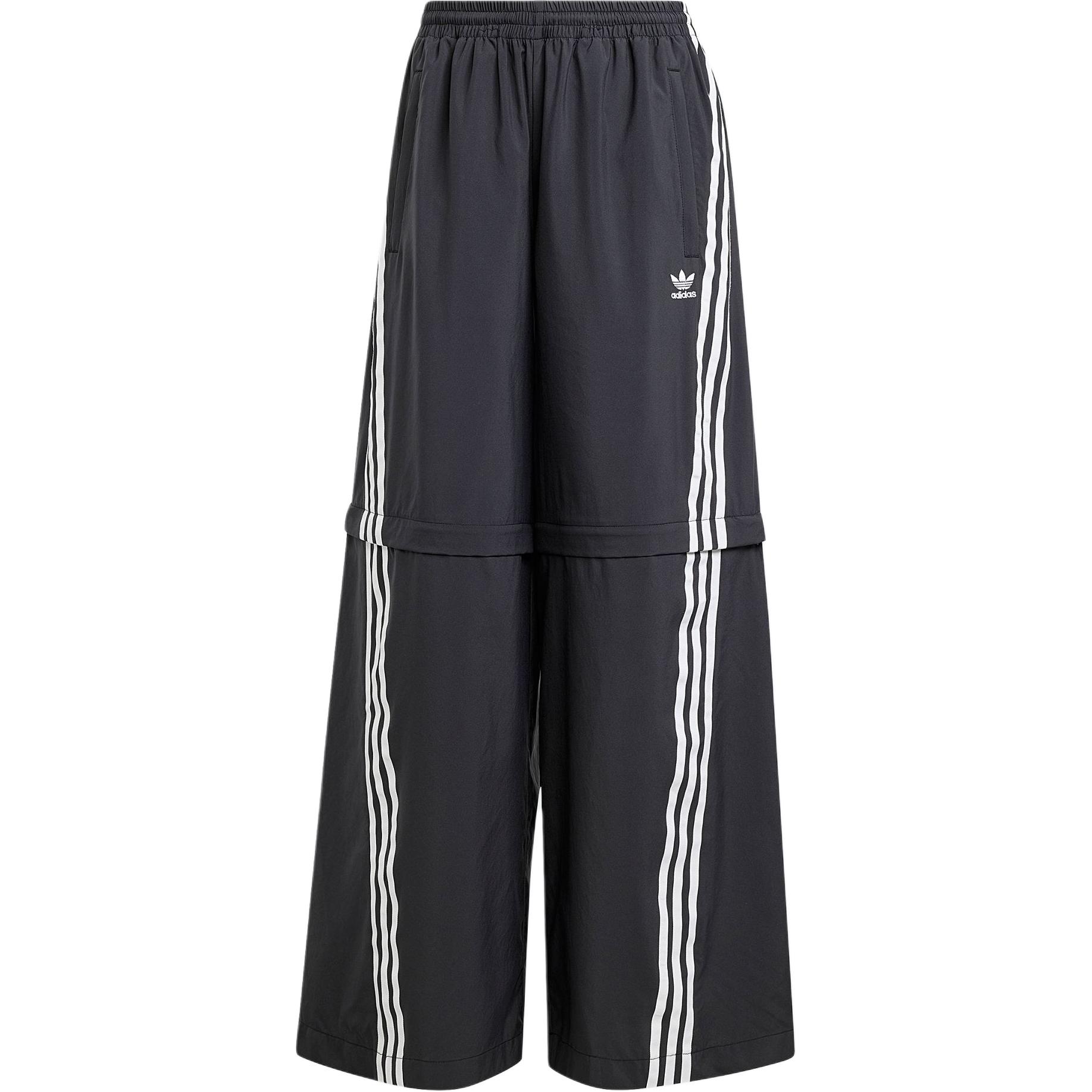 (Women) adidas Originals Adilenium 2  Track Pants Black Retro Wide-Leg Casual Design JM9254