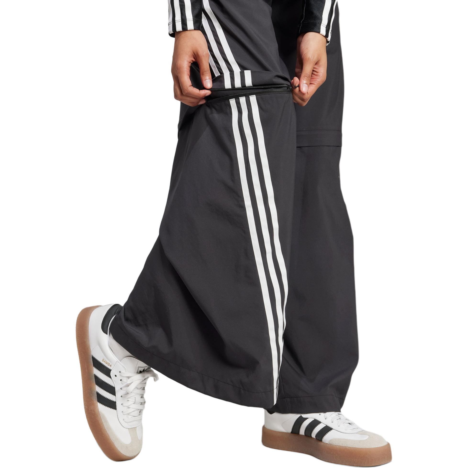Shop (W) 阿迪达斯 Originals Adilenium 2 黑色复古宽腿休闲长裤 JM9254