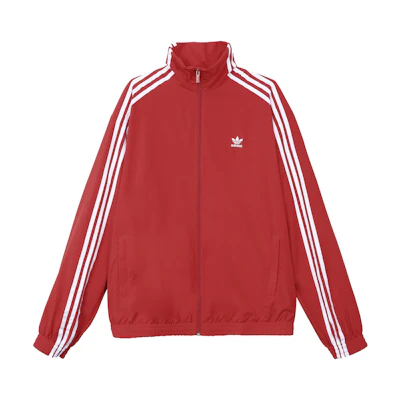 (Women) adidas Originals Adilenium Oversized Track Jacket Scarlet Red Retro Style IV9336