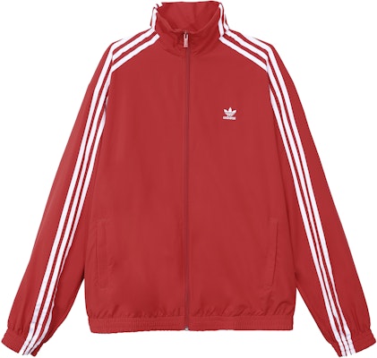 (W) adidas Originals Adilenium Track Jacket Oversized Merah Retro Style. IV9336 Order (W) adidas Originals Adilenium Track Jacket Oversized Merah Retro Style. IV9336