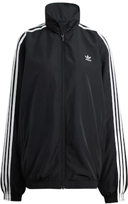 (Women) adidas Originals ADILENIUM Oversized Striped Retro Track Jacket Black Women JD3392 Buy (Women) adidas Originals ADILENIUM Oversized Striped Retro Track Jacket Black Women JD3392