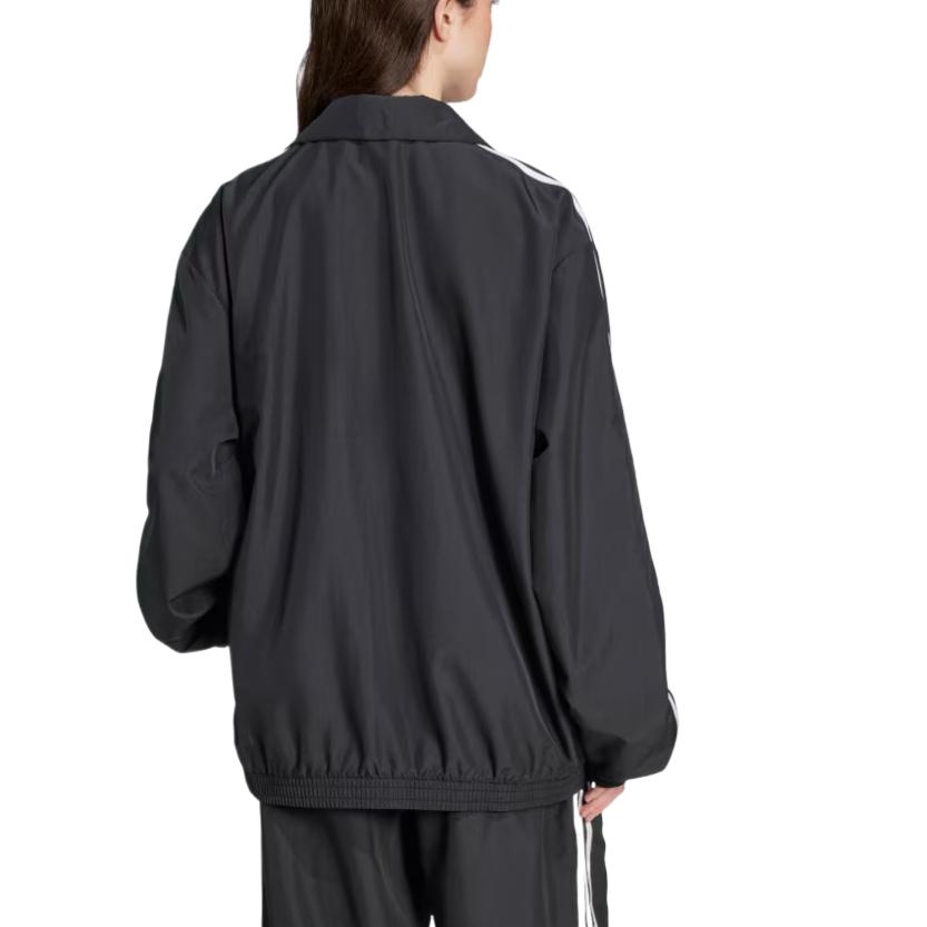(Women) adidas Originals ADILENIUM Oversized Striped Retro Track Jacket Black Women JD3392 圖 4