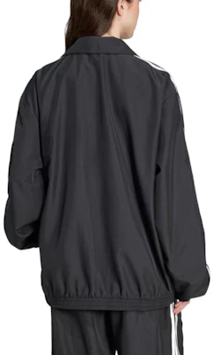 (Women) adidas Originals ADILENIUM Oversized Striped Retro Track Jacket Black Women JD3392 Shop (Women) adidas Originals ADILENIUM Oversized Striped Retro Track Jacket Black Women JD3392