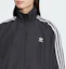 Purchase (Women) adidas Originals ADILENIUM Oversized Striped Retro Track Jacket Black Women JD3392