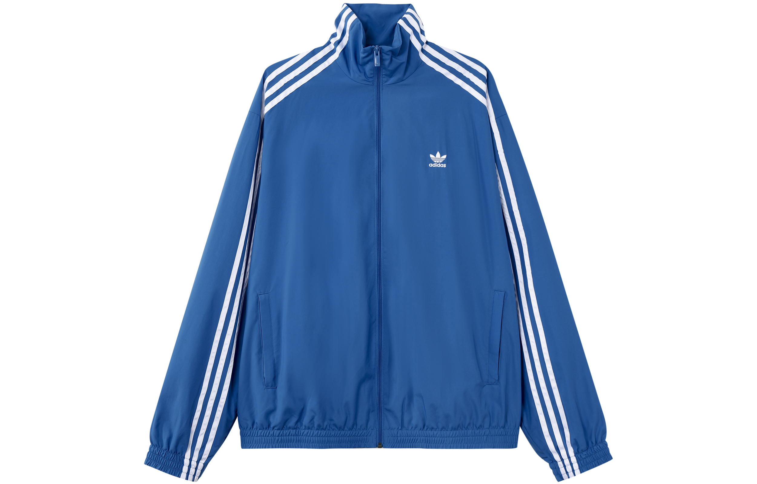 (Women) adidas Originals Adilenium Oversized Track Top Blue Striped Jacket IV9337