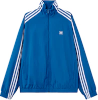 (Women) adidas Originals Adilenium Oversized Track Top Blue Striped Jacket IV9337 (Women) adidas Originals Adilenium Oversized Track Top Blue Striped Jacket IV9337