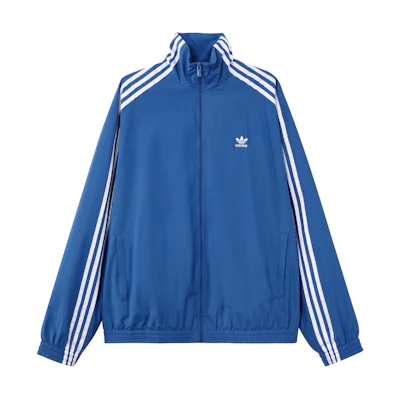 (Women) adidas Originals Adilenium Oversized Track Top Blue Striped Jacket IV9337