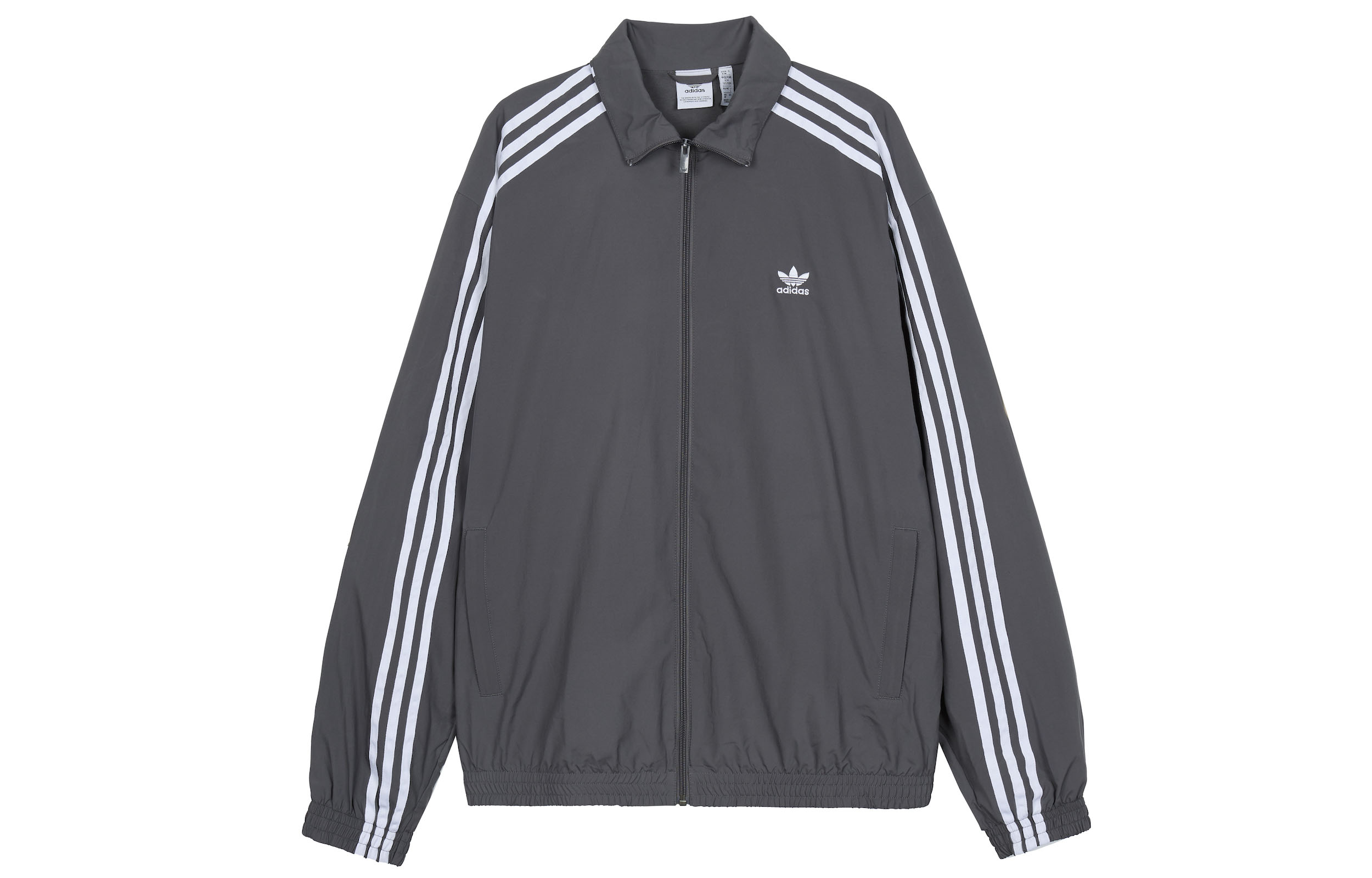 (Women) adidas Originals Adilenium Oversized Track Top  Jacket Dark Grey. IV9338