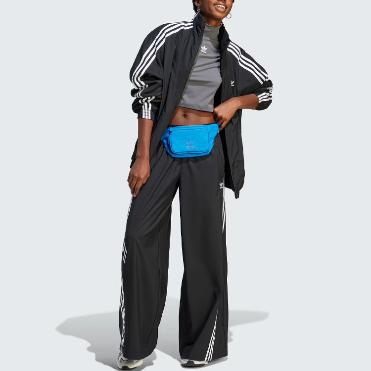 (Women) adidas Originals Adilenium Oversized Track Top  Black Retro Jacket IV9339 圖 4