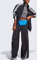 Shop (W) adidas Originals Adilenium Track Top Oversized Jaket Hitam Retro IV9339