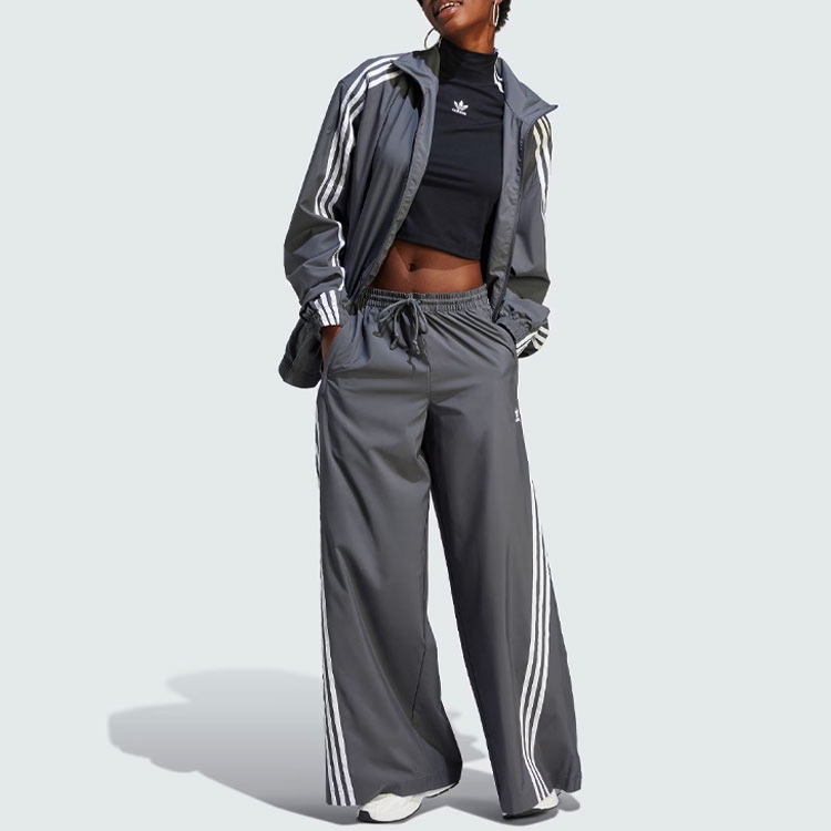 (Women) adidas Originals Adilenium Oversized Track Top  Jacket Dark Grey. IV9338 圖 4