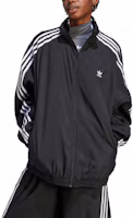 Purchase (W) adidas Originals Adilenium Track Top Oversized Jaket Hitam Retro IV9339