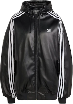 (W) adidas Originals Jaket Hoodie Retro ADILENIUM - Hitam IV9328 Order (W) adidas Originals Jaket Hoodie Retro ADILENIUM - Hitam IV9328