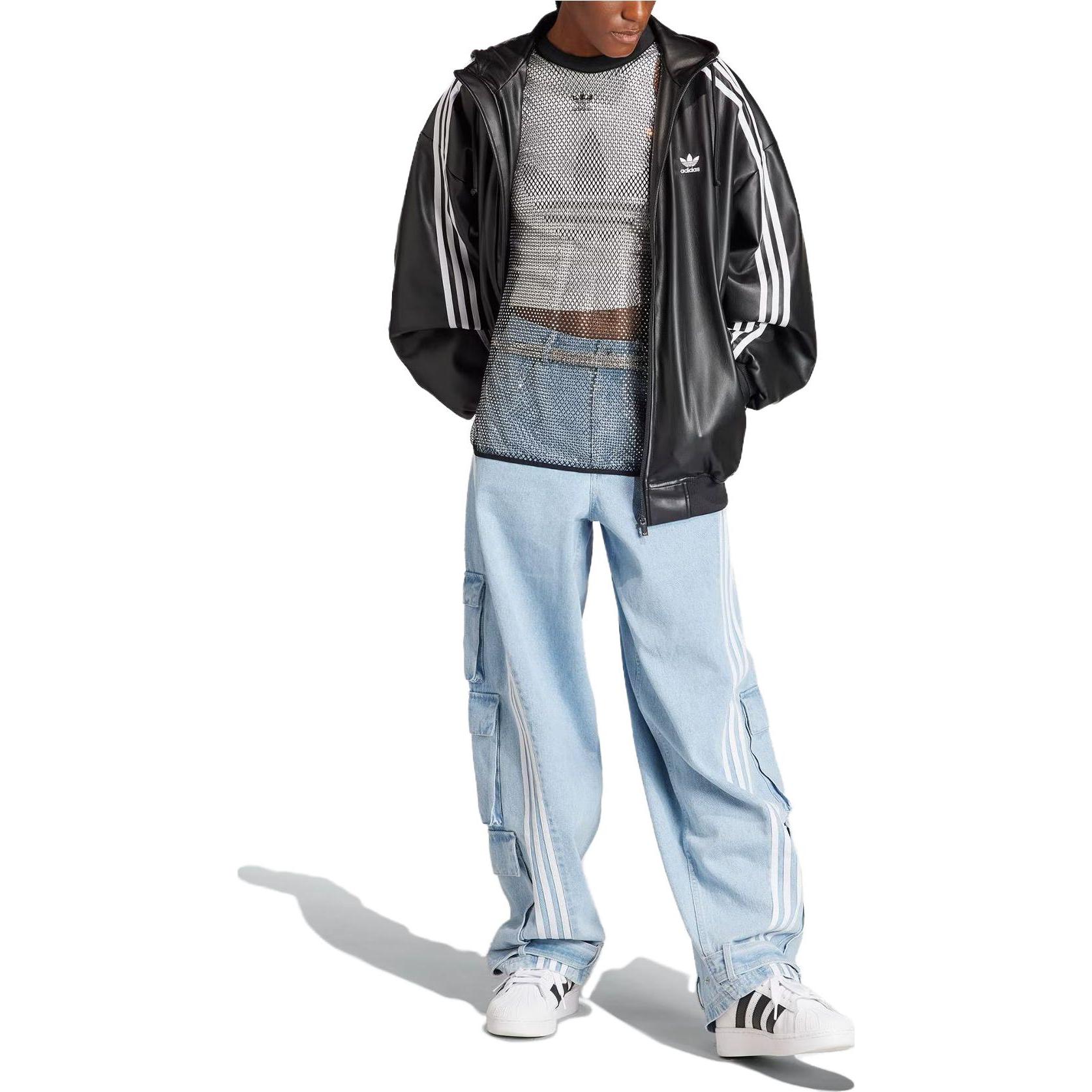 (Women) adidas Originals ADILENIUM Retro Hooded Jacket - Black IV9328 圖 3