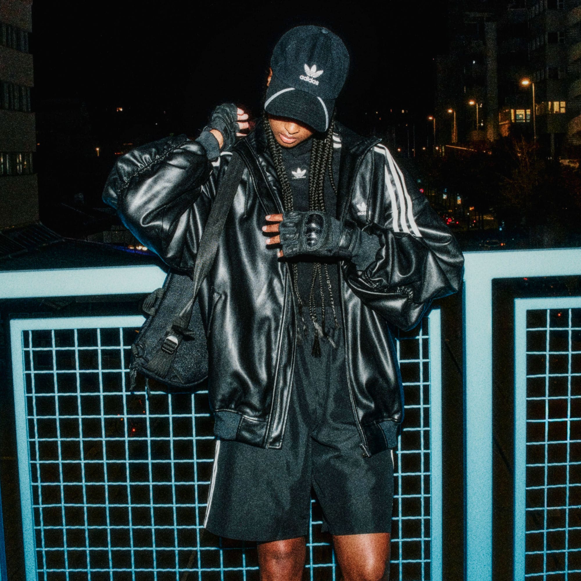 (Women) adidas Originals ADILENIUM Retro Hooded Jacket - Black IV9328 圖 6