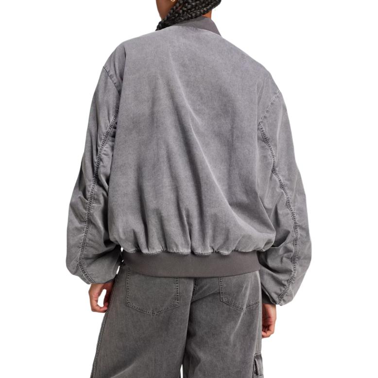 Shop (W) 阿迪达斯Originals Adilenium SS24灰色长袖飞行夹克 JM9264