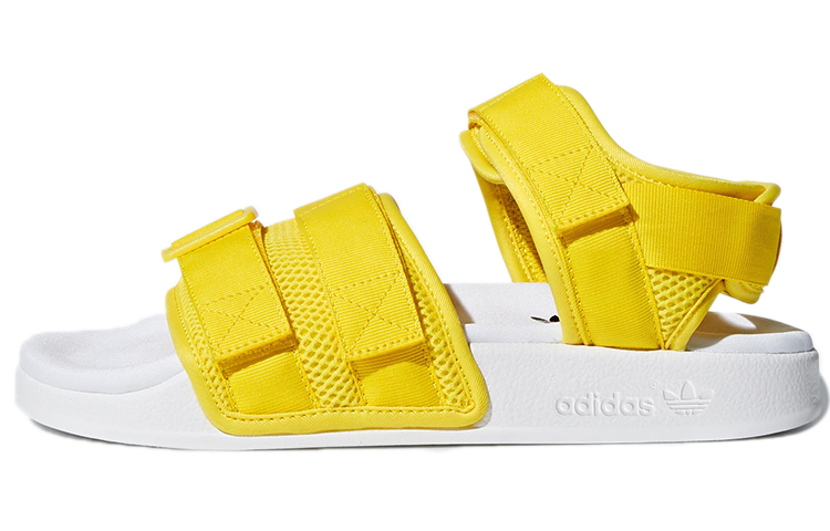 (Women) adidas originals Adilette 2.0 Sandal Yellow/White CQ2673