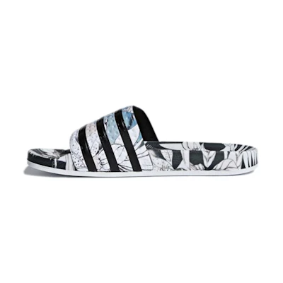 (W) adidas Originals Adilette 'Black White'