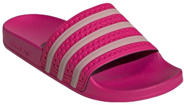 adidas originals Adilette 休閒運動拖鞋 女款 玫紅 Lookbook adidas originals Adilette 休閒運動拖鞋 女款 玫紅