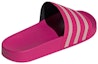 Shop adidas originals Adilette 休閒運動拖鞋 女款 玫紅