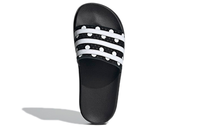 (W) adidas Originals Adilette Bold 'Charcoal Black' 圖 5