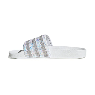 (W) adidas originals Adilette crystal White Slippers