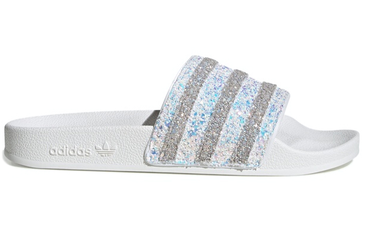 (W) adidas originals Adilette crystal White Slippers 圖 2
