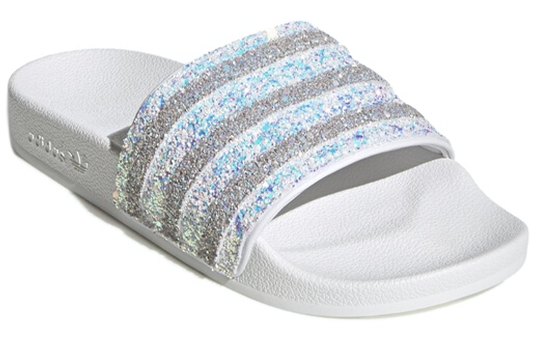 (W) adidas originals Adilette crystal White Slippers 圖 3