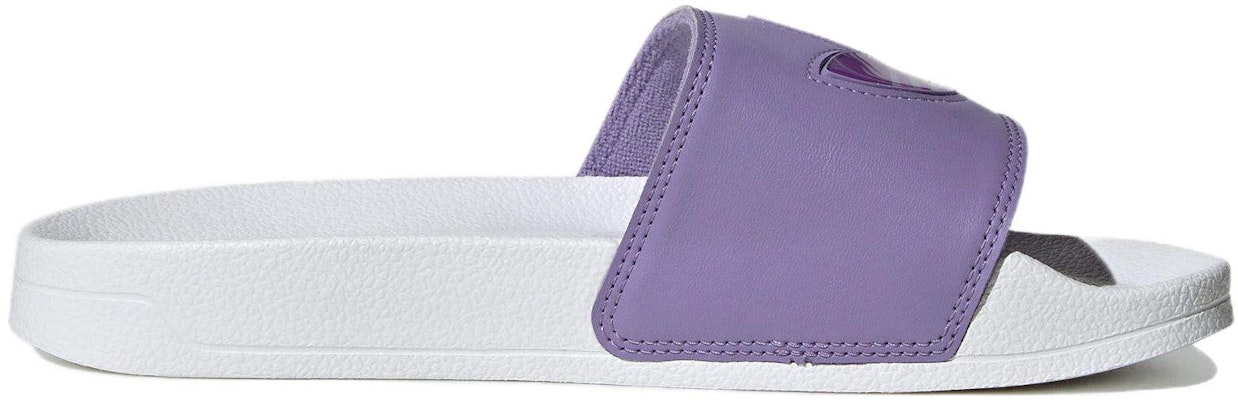 (Women) adidas originals Adilette Lite 'White Purple' IG7071 Order (Women) adidas originals Adilette Lite 'White Purple' IG7071