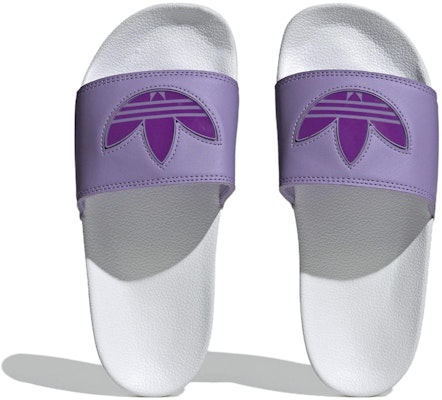 (Women) adidas originals Adilette Lite 'White Purple' IG7071 Shop (Women) adidas originals Adilette Lite 'White Purple' IG7071